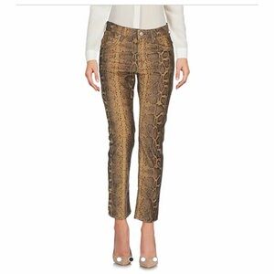 Isabel Marant Etoile Apolo Cropped
Snake Print Jeans Sz 42